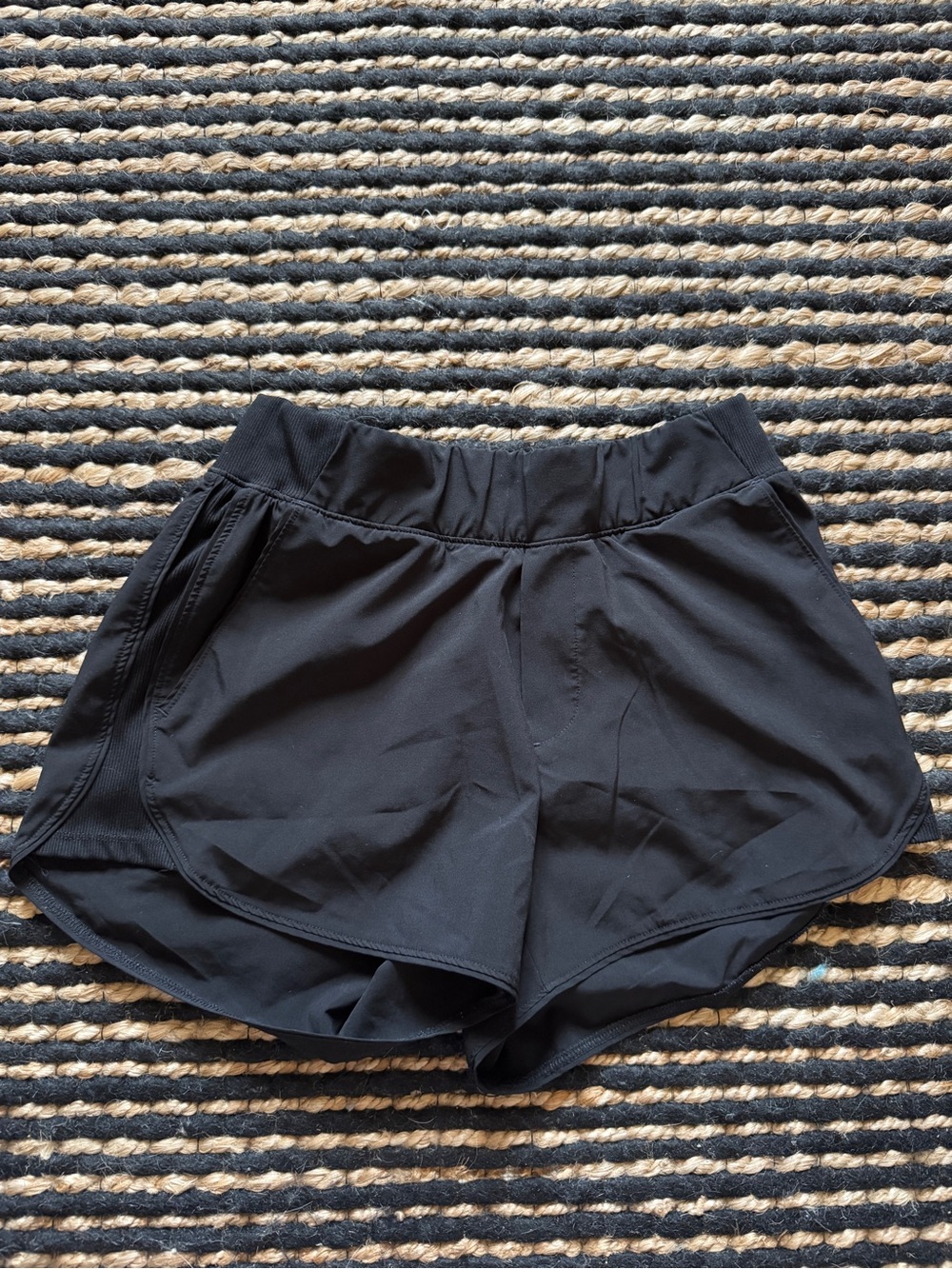 Black Women's Athletic Shorts - Breathable Running Shorts